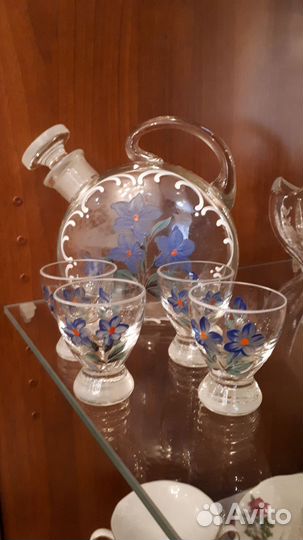 Антикварный набор для ликера(Германия)