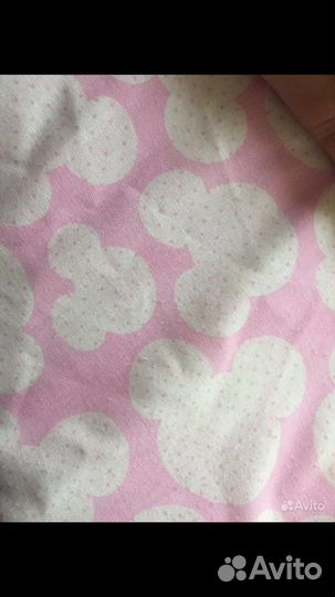 Простынь для круглой кроватки на резинке