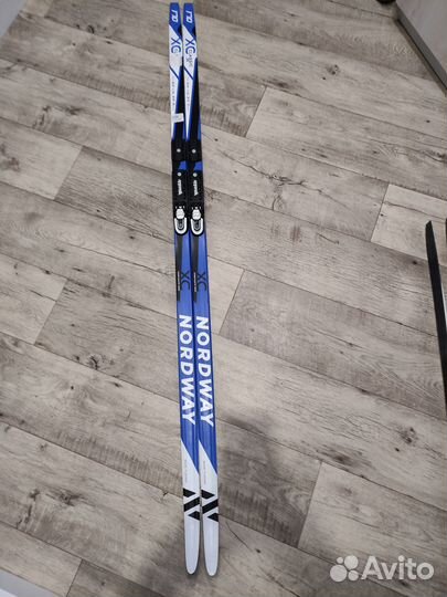 Лыжи 170 см, палки 120 см, обувь 39 размер (NNN)