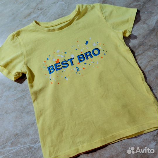 Футболки для мальчика пакетом 98 104