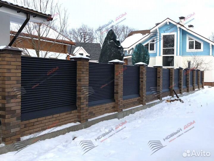 Забор жалюзи