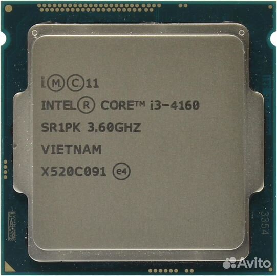 Intel Core i3-4160 3.6 GHz 2core svga HD LGA1150