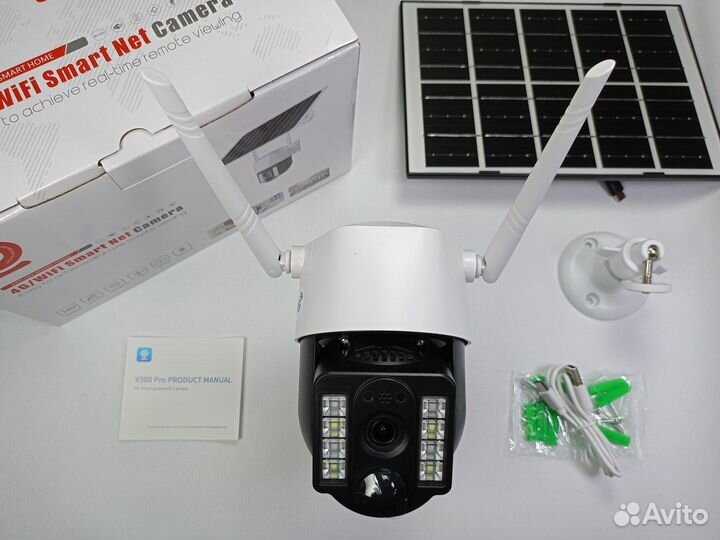 Камера видеонаблюдения солнечной батарее 4G