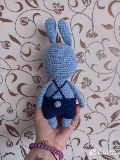 Мягкая игрушка заяц ручная работа