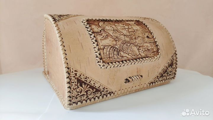 Хлебница из бересты