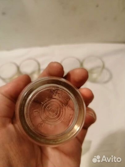 Рюмки, стопки, цветное стекло СССР