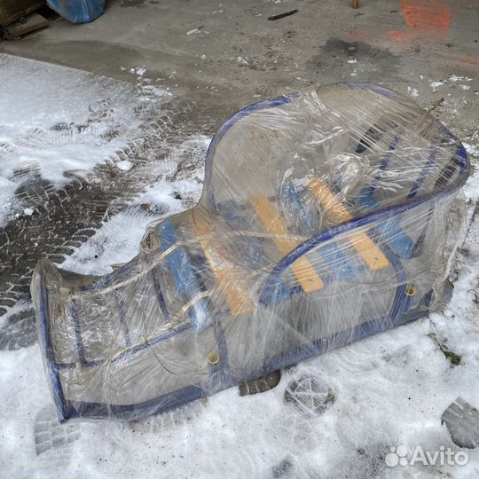 Санки детские с ручкой