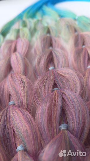 Афрорезинки, афрокосы, канекалон