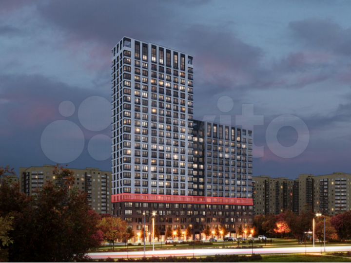 2-к. квартира, 56,9 м², 5/16 эт.