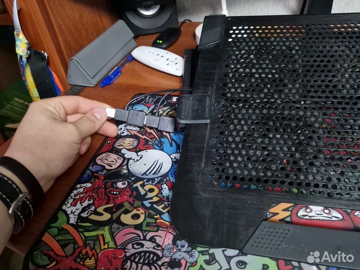 Подставка для ноутбука cooler master 5 вентов