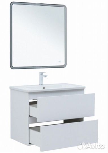 Мебель для ванной Aquanet Эмбер 80 белая