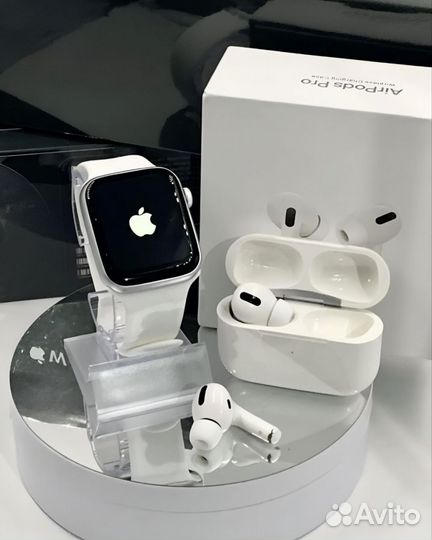 Apple watch 9 + airpods pro 2 + чехол+ ремешок