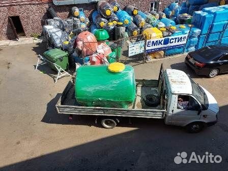 Бочка для автополива 5000 л горизонтальная