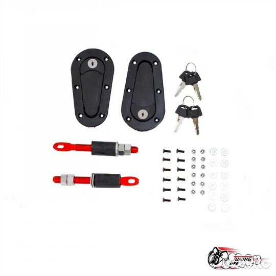 Спортивные замки капота D1 style