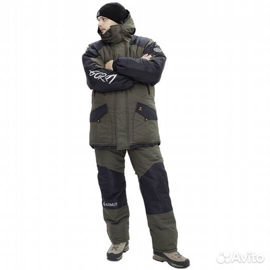 Костюм Азимут горка зима пк Таслан хаки -45