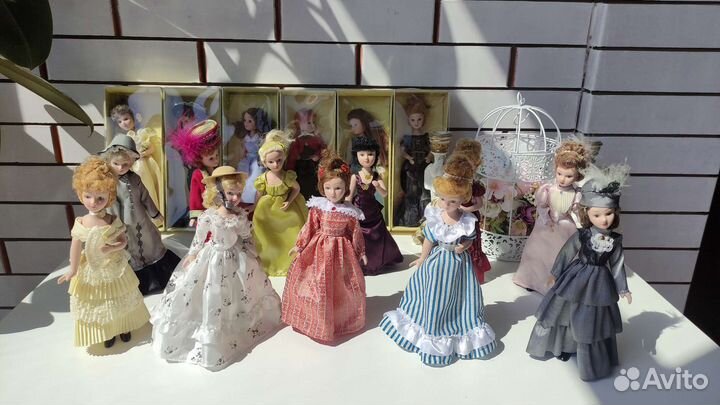 Коллекция фарфоровых кукол Дамы эпохи