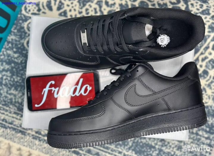 Кроссовки nike air force black оригинал