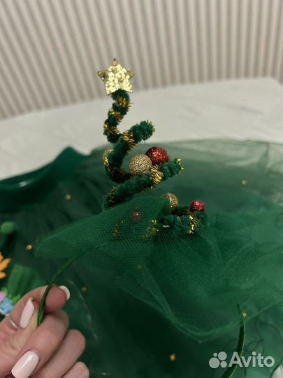 Ободок ёлочка доя девочки