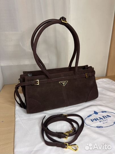 Сумка Prada замшевая