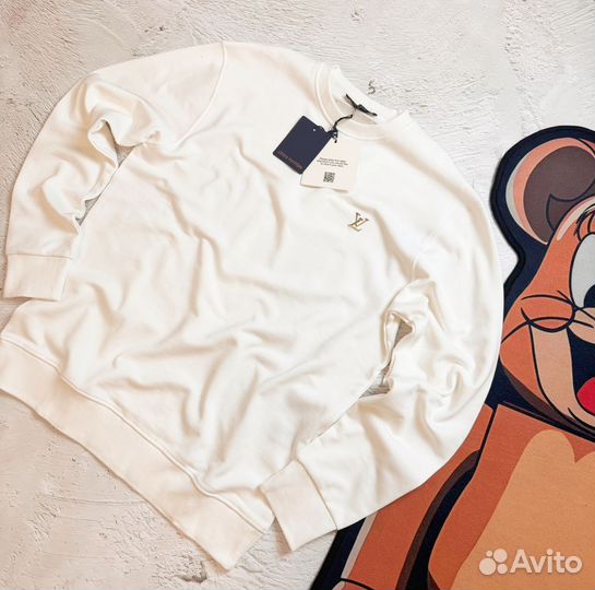 Свитшот louis vuitton белый