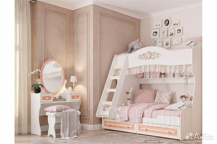 Детская мебель Алиса для двух девочек