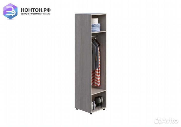 Пенал Мийа-3А ясень шимо светлый / бежевый / фотоп