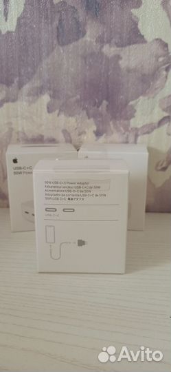 Адаптер на iPhone USB-C+C 50 W
