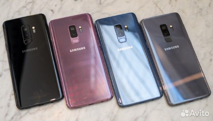 Лоток симкарты Samsung S9 Plus черный снятый