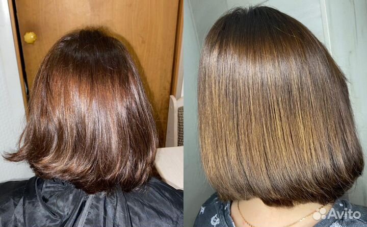 Кератиновое выпрямление, ботокс, наращивание волос
