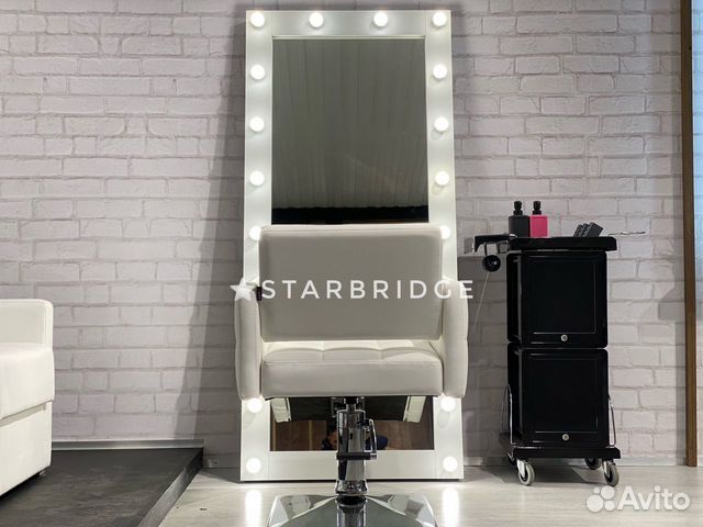 Зеркало с лампами