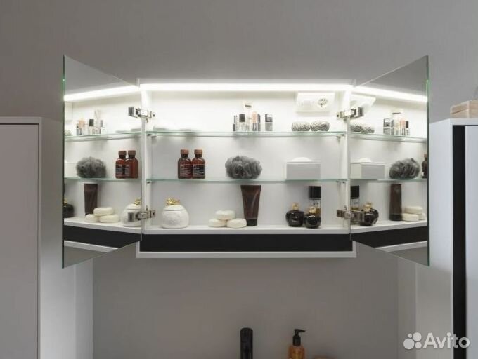 Стеклянные полки