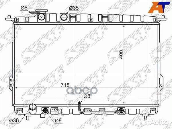 Радиатор Hyundai Sonata 98-13 / Kia Optima 00-05