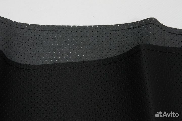 Оплетка на руль со шнуровкой L 39-41 черная