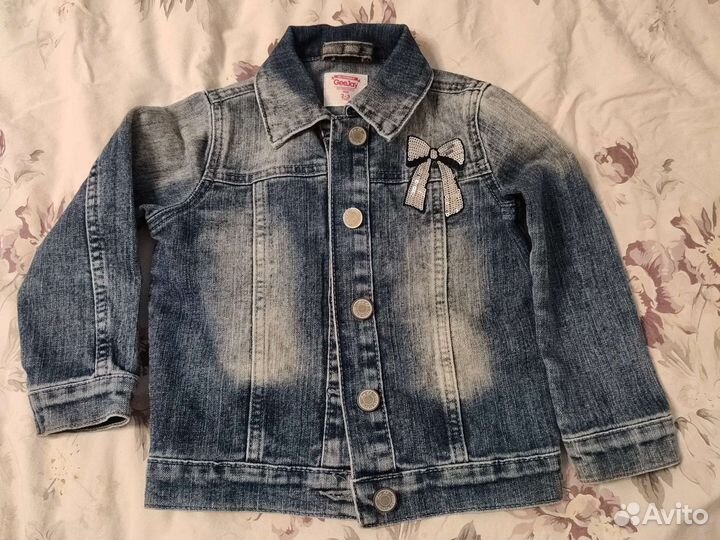 Джинсовая куртка для девочки