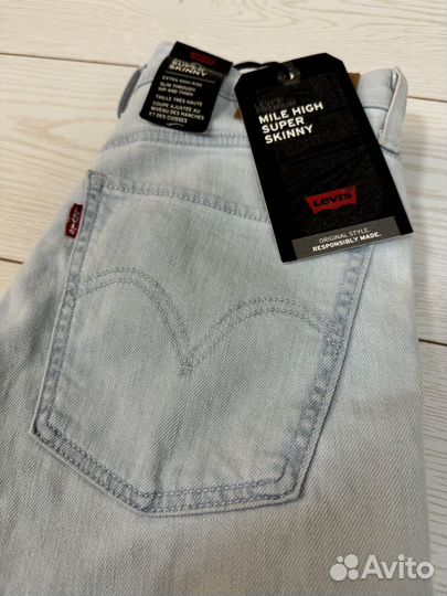 Джинсы levis женские super skinny