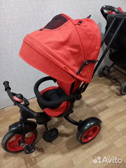 Детский велосипед с родительской ручкой