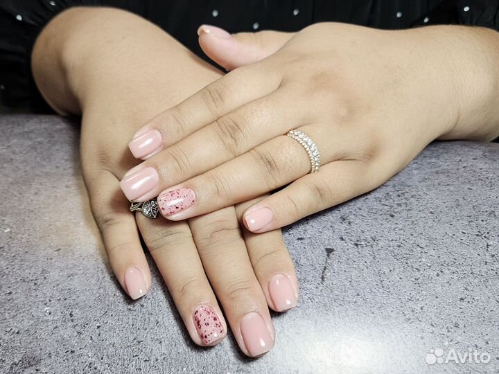 Маникюр на дому с покрытием
