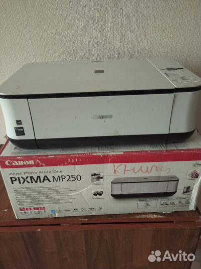 Цветной струйный принтер canon