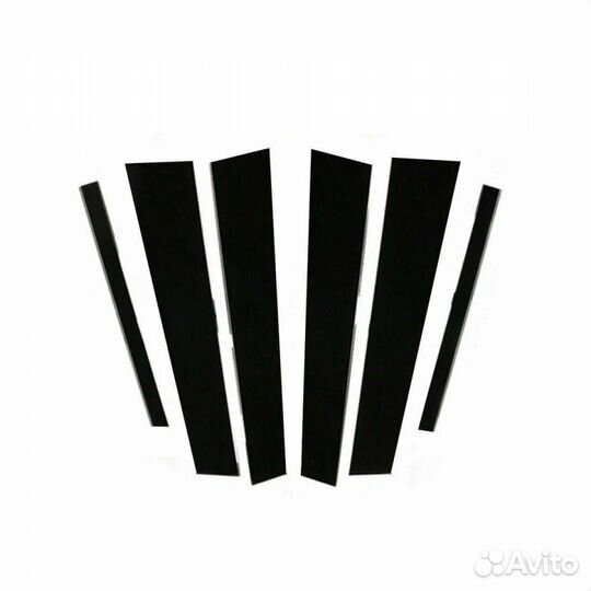 Наклейки на стойки кузова бмв е60 е61