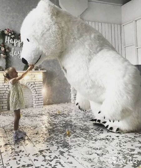 Экспресс Поздравление от Белого Мишки Яшки + танцы