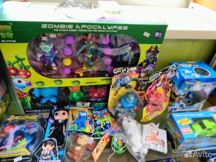 Огромный набор игровой Зомби vs растения