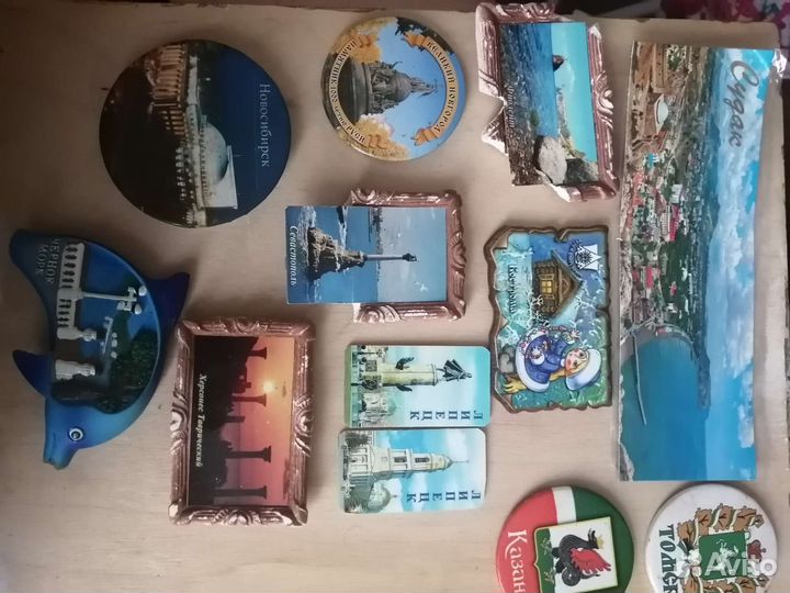 Магниты на холодильник города россии