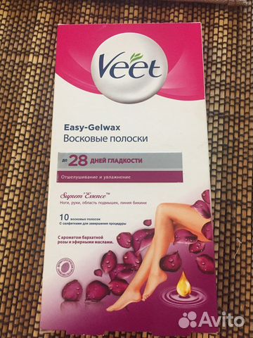 Восковые полоски Veet