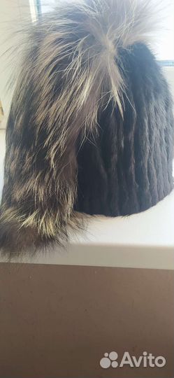 Шапка норковая женская