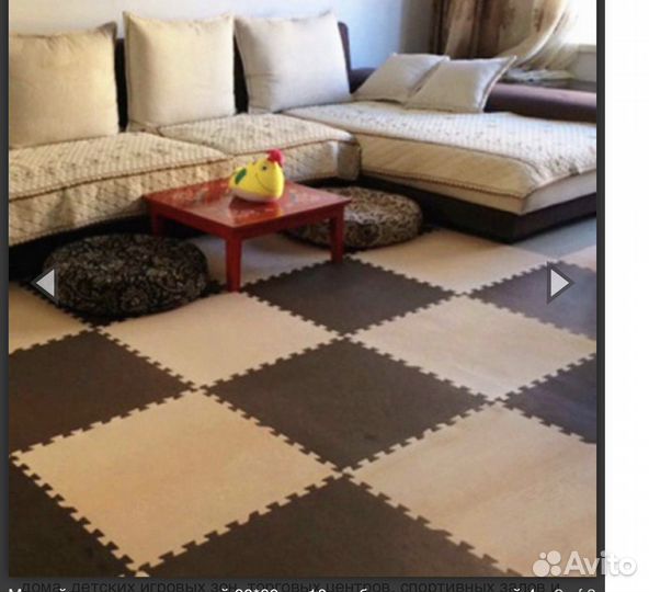 Пазлы мягкие на пол