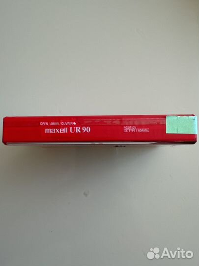 Аудиокассета Maxell UR 90, 2002, Корея, новая