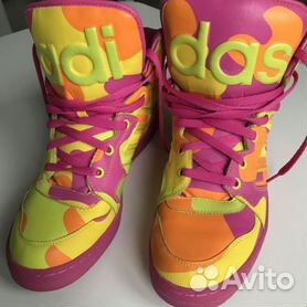 Adidas jeremy scott sales dames rood