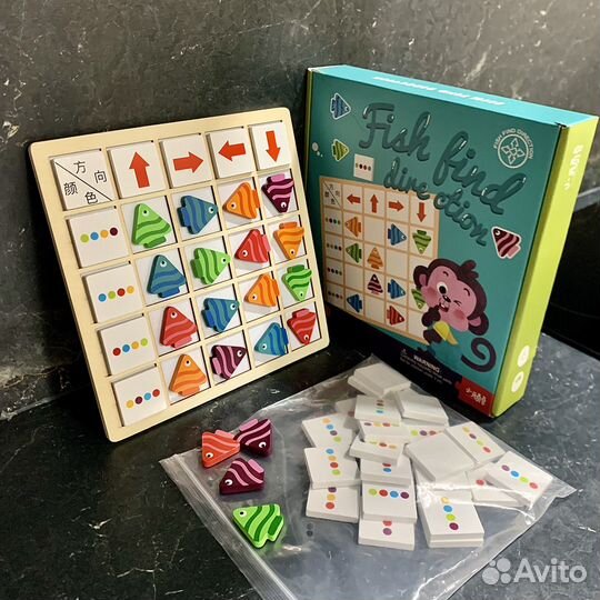 Магнитные рыбки, развивающая игра