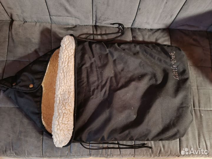 Тёплый конверт на овчине