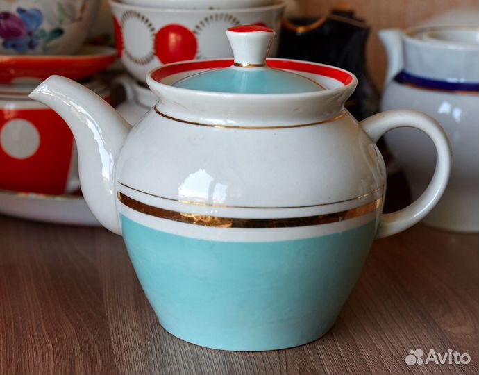Чайники заварочные, фарфор УССР